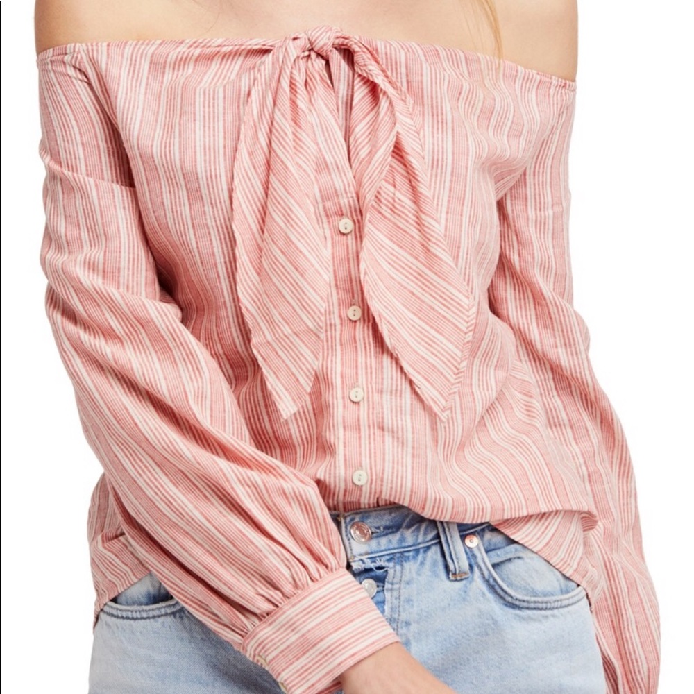 Free people off the shoulder top